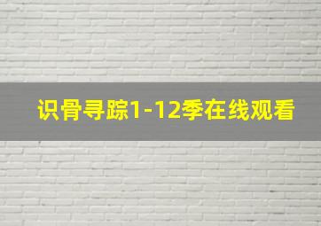 识骨寻踪1-12季在线观看