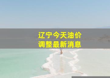 辽宁今天油价调整最新消息