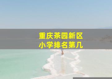 重庆茶园新区小学排名第几