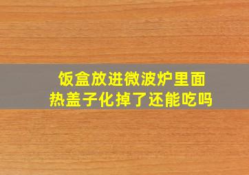 饭盒放进微波炉里面热盖子化掉了还能吃吗