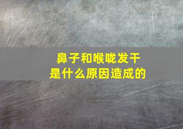 鼻子和喉咙发干是什么原因造成的